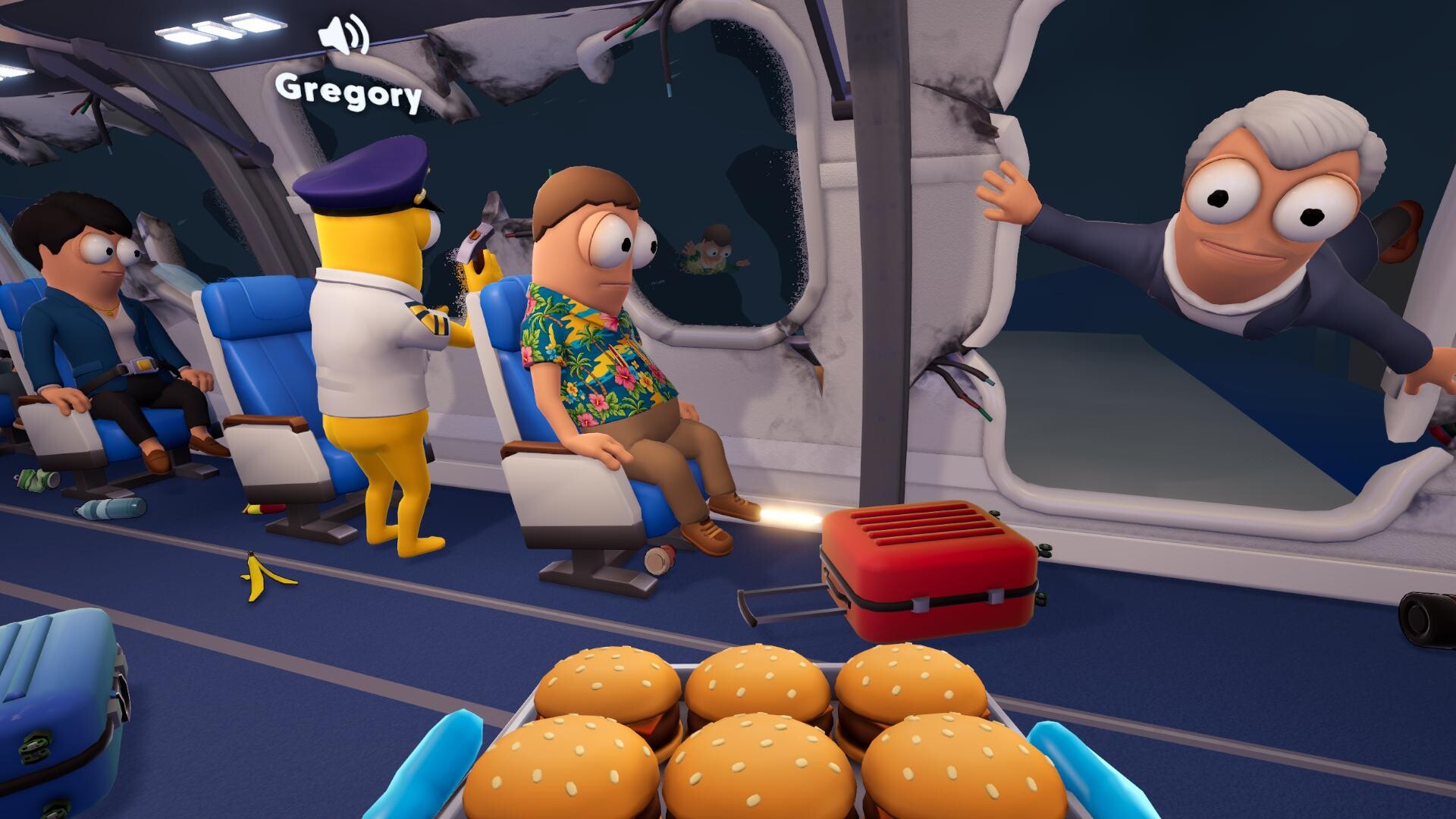 Dear Passengers official screenshot showing a chaotic flight